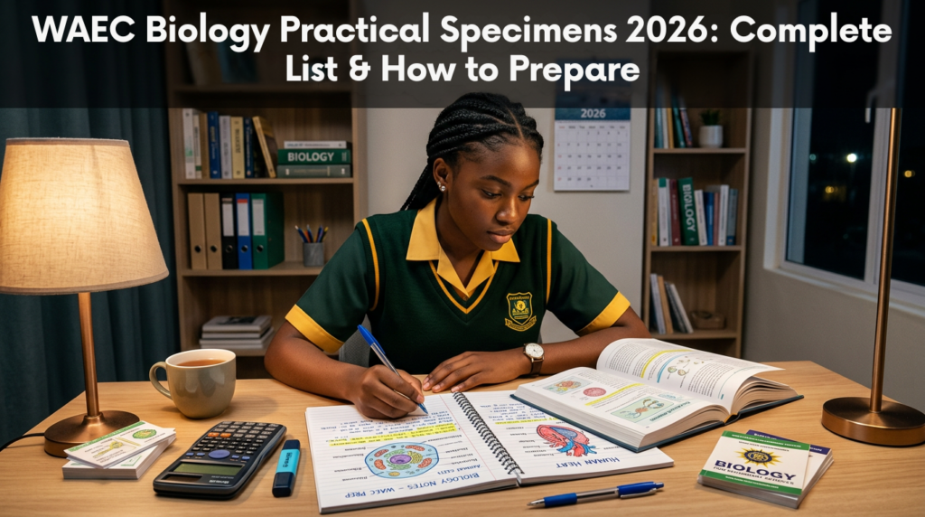 WAEC Biology Practical Specimens 2026: Complete List & How to Prepare