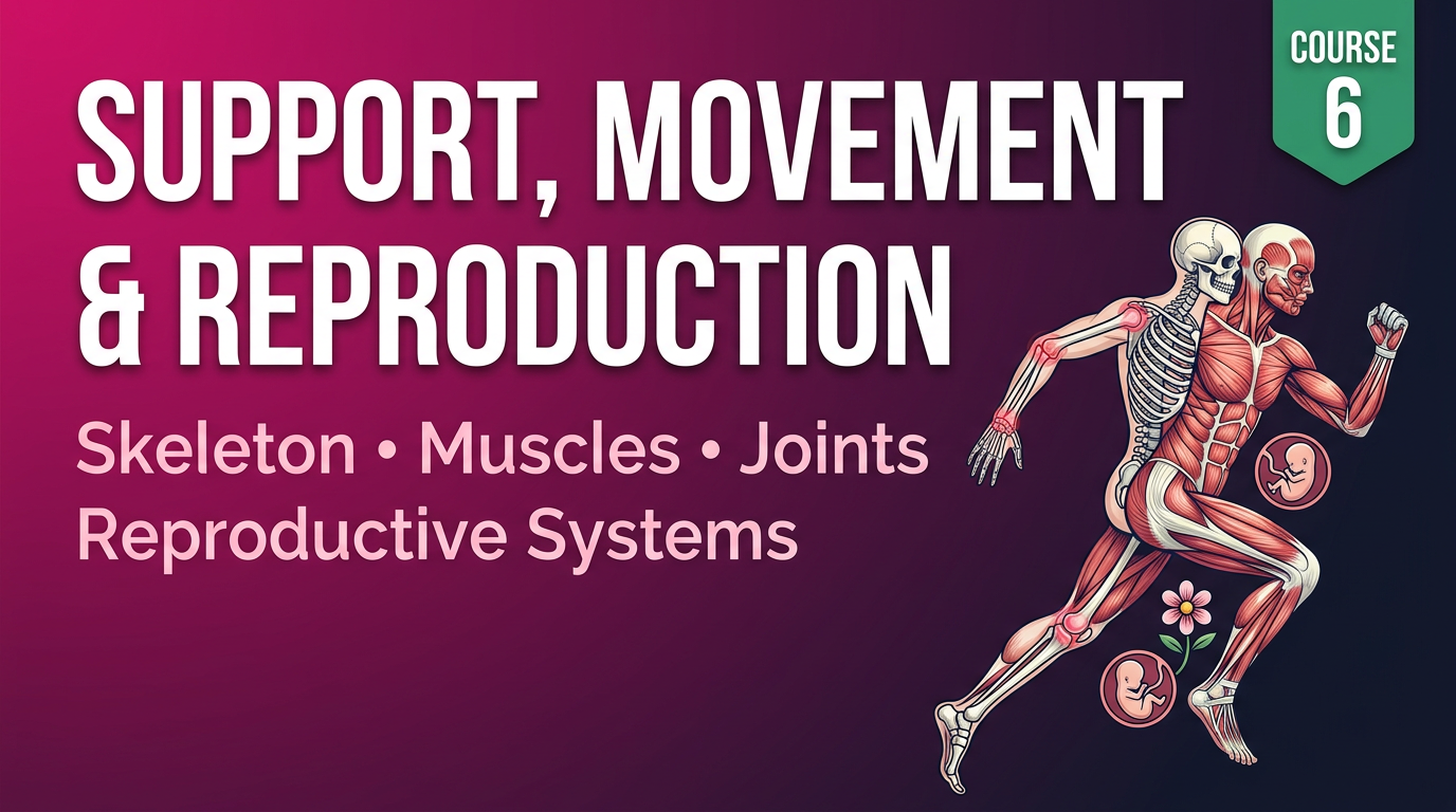 Support, Movement, and Reproduction